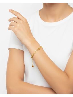 Shopsiiri - White Stone Stella Charm Cuff