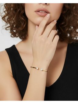 Shopsiiri - Gold Twinkle Twin Cuff Resizable Bracelet