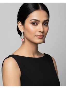 Shopsiiri - Peach Cocktail Drop Earrings