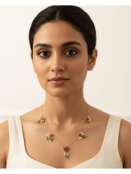 Shopsiiri - Lotus Mini-Motif Necklace