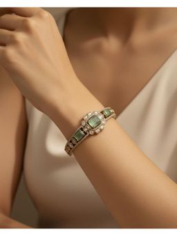 Shopsiiri - Art Deco Emerald Cz Bracelet