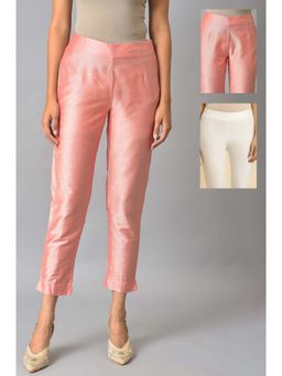 W - Multi-Color Solid Pants (Pack of 2)