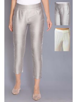 W - Multi-Color Solid Pants (Pack of 2)