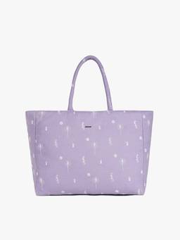 EcoRight - Lilac Printed Oversized Beach Tote Bag
