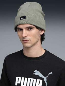 Puma - Unisex Green Essentials No.1 Logo Mid Crown Beanie