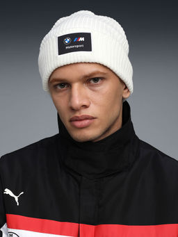 Puma - Unisex White Bmw Mms Mid Crown Beanie