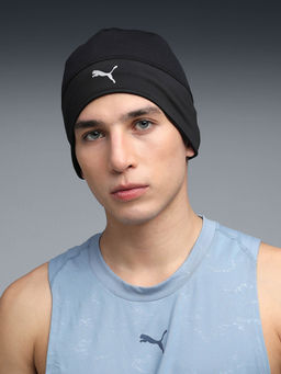 Puma - Unisex Running Contoured Skull Black Beanie
