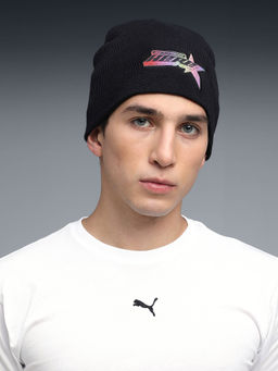 Puma - Unisex Black Lamelo Mc Cuffless Beanie