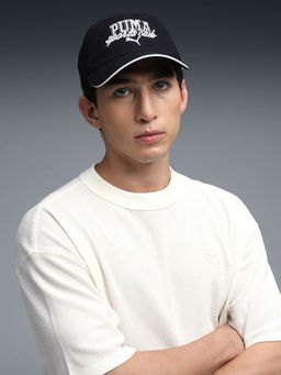 Puma - Unisex Black Class Hook Closure Baseball Cap