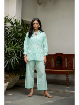 House of Surkh - Neer Blue Co-Ord (Set of 2)