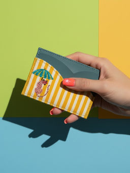 ETCETERA - Stripe Right - Wet And Wild Card Holder - Multi-Color