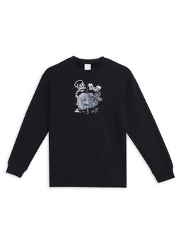 Puma - X Tmnt Graphic Crew Boy Black Sweatshirt