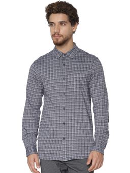 Jack & Jones - Blue Check Full Sleeves Shirt