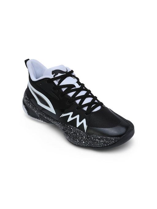 Buy Puma Genetics Speckle Unisex Black Basketball Shoes Online