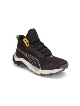 Puma - Obstruct Pro Mid Unisex Purple Running Shoes