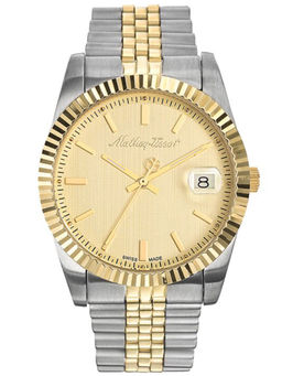 Mathey-Tissot - Gold Dial Analog Watch For Men (H810BDI)