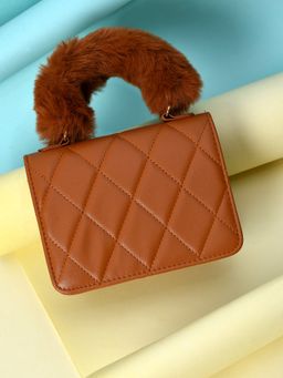 Haute Sauce - Brown Structured Handheld Bag