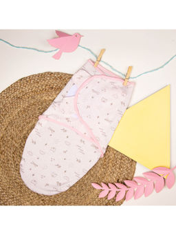 Kicks and Crawl - Pink Baby Ready Swaddle