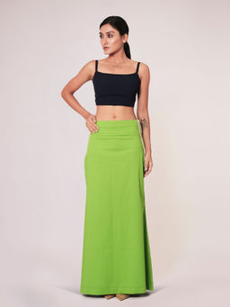 I AM BY DOLLYJAIN - Women Pear Green Lycra Solid D'Coat