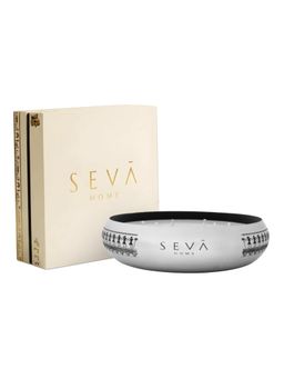 SEVA HOME - Dil Se Medley Scented CandleSilver,35-Hour Burn, Luxury Festive Gifting