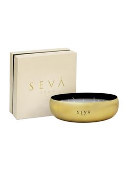 SEVA HOME - Medley Candle - Bloom (Gold) - Large Luxury Gifting Premium Soy Wax