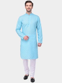 SG LEMAN - Beige Solid Kurta (Set of 2)