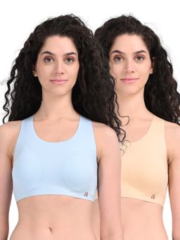 Adira - Eze Fit Bra Racerback Multi-Colour (Pack of 2)