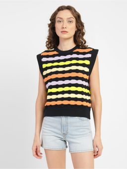 Levi's - Womens Multi-color Crew Neck Sweatshirt