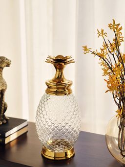 Pure Home + Living - Pineapple Clear Glass Jar