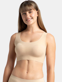 Jockey - 1839 Wirefree Padded Soft touch Microfiber Elastane Lounge Bra - Skin