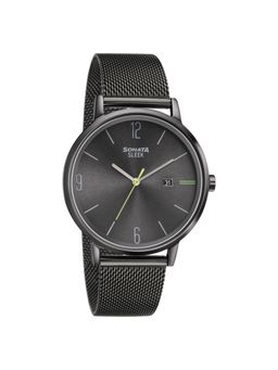 Sonata - NP7131NM01 Black Dial Analog Watch for Men