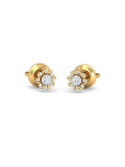 KuberBox - Helit Stud Earrings 18K Gold