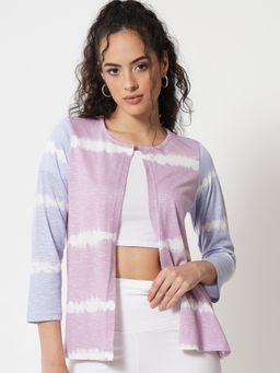 Trend Arrest - Tie & Dye Print Shrug