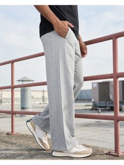 Bewakoof - Men Grey Straight Fit Trackpants