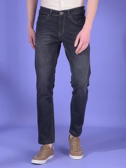 CRIMSOUNE CLUB - Men Grey Jeans