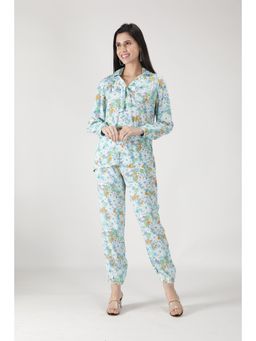 Dusk Attire - Amelia Pyjama Blue (Set of 2)