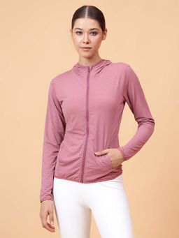Fitkin - Women Mauve Pink Shape You Performance Jacket
