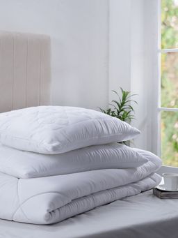Maspar - Essentials Magnus Polyester White Quilted Machine Regular Pillow