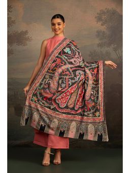 Modarta By Kamakshi - Women Kalamkari Woolen Multi-Color Shawl
