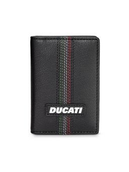 Ducati - Valore Black Genuine Leather Card Case for Men