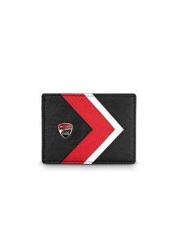 Ducati Corse - Punto Black Genuine Leather Card Case for Men