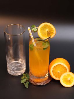 Smokey Cocktail - Timeless Tall Crystal Glass (Pack of 2)