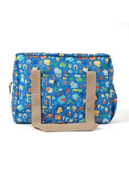 TIDY SLEEP - Blue Alphabet Printed Diaper Bag (6-12 Months)