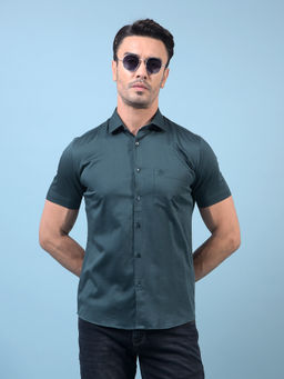 CRIMSOUNE CLUB - Men Green Shirt