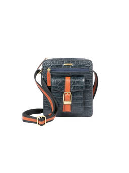 Hidesign - Ferno Croco Textured Men Crossbody Bag (M)