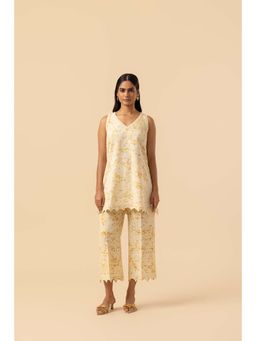 Naseebo - Gold Ripple Hemp Cotton Co-Ord Set