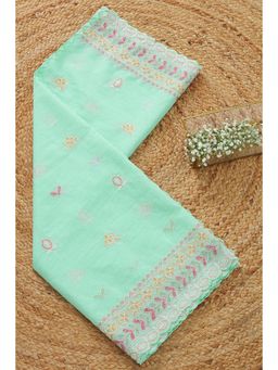 Soch - Women Blue Kota Embroidered Dupatta