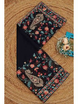 Soch - Women Black Net Embroidered Dupatta