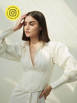 IT GIRL - Bianca Corset -Ivory