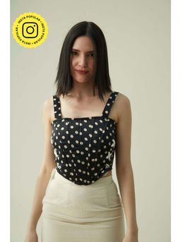 IT GIRL - Bebe Black Crop Top